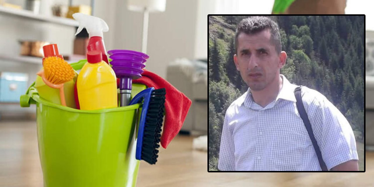 Tuz ruhuyla çamaşır suyunu karıştıran adam temizlik yaparken öldü