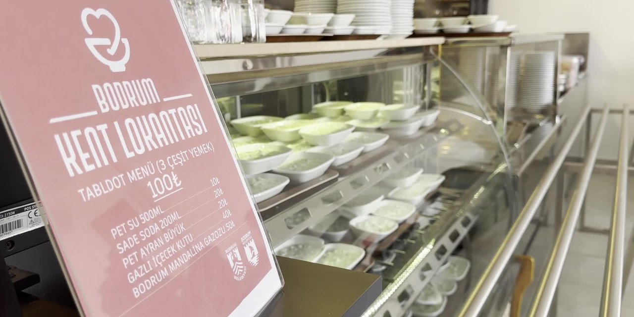 Bodrum'un ilk Kent Lokantası açıldı