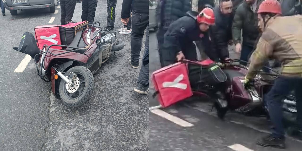 Motosikletinden kamyonetin tekerleği altına düşüp öldü