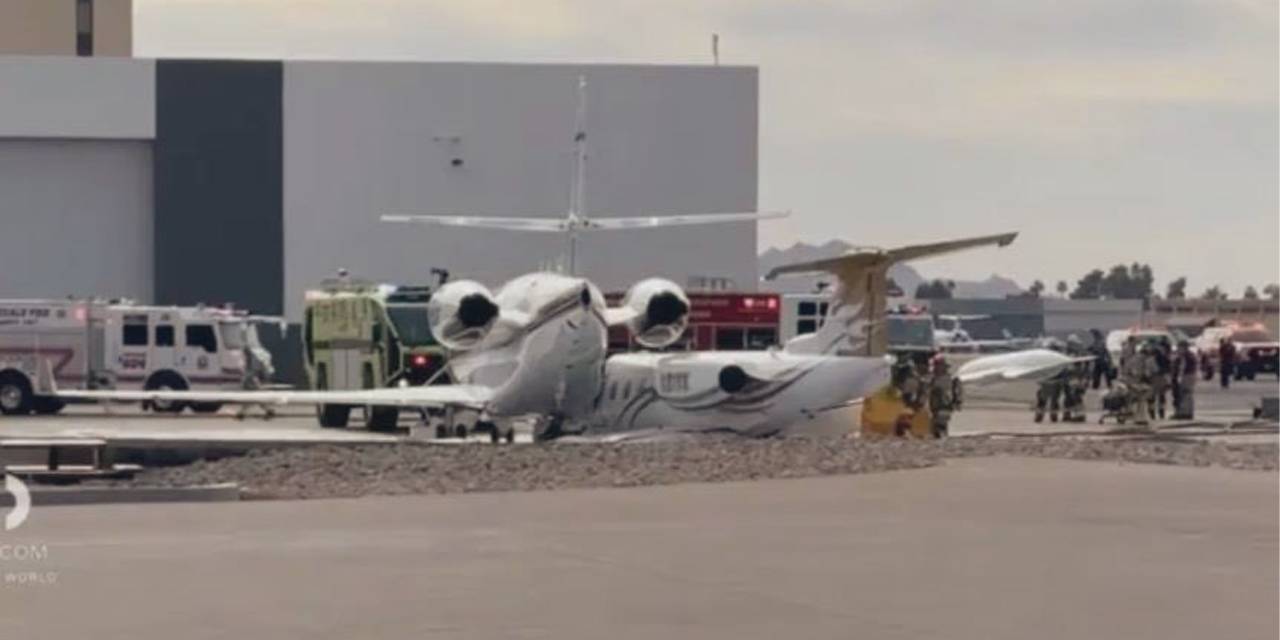 ABD'de pistten çıkan uçak diğer uçakla çarpıştı