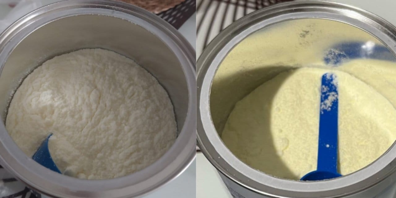 Bebek maması paketinin yarısı boş çıktı