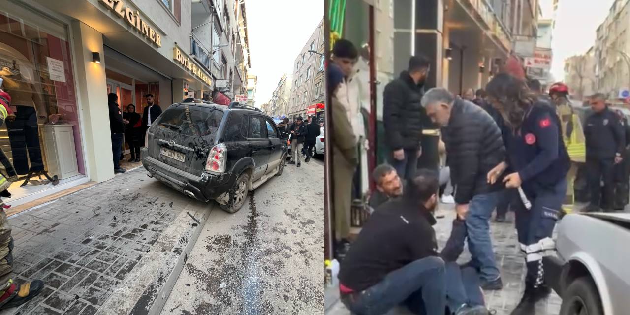 Vitesi ileri almak isterken geri aldı: 1 kişiyi yaraladı