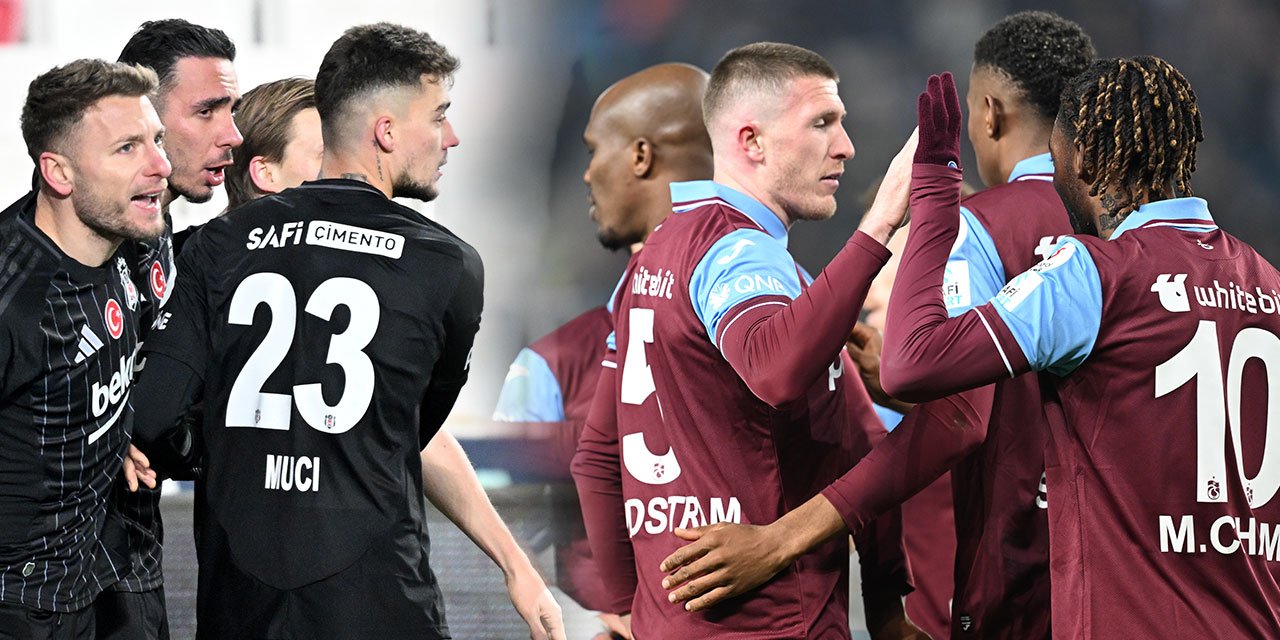 Beşiktaş Trabzonspor: İlk 11'ler belli oldu