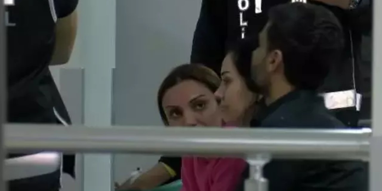 Polat çifti 14 Şubat'ı gözaltı videosu ile kutladı! Zincir detayı