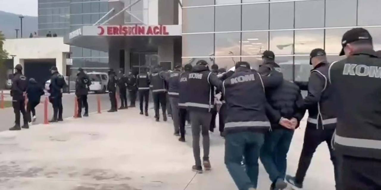 Suç örgütüne baskın! 10 şüpheli tutuklandı