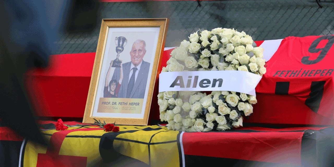 Fethi Heper son yolculuğuna uğurlandı: 9 numara emekli edildi
