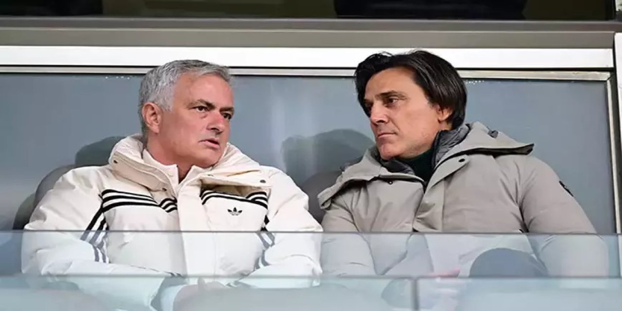 Süper Lig maçında Mourinho ve Montella sürprizi