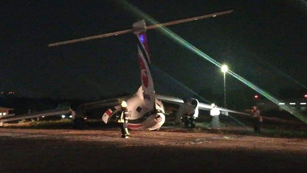 Myanmar'da yolcu uçağı kaza yaptı
