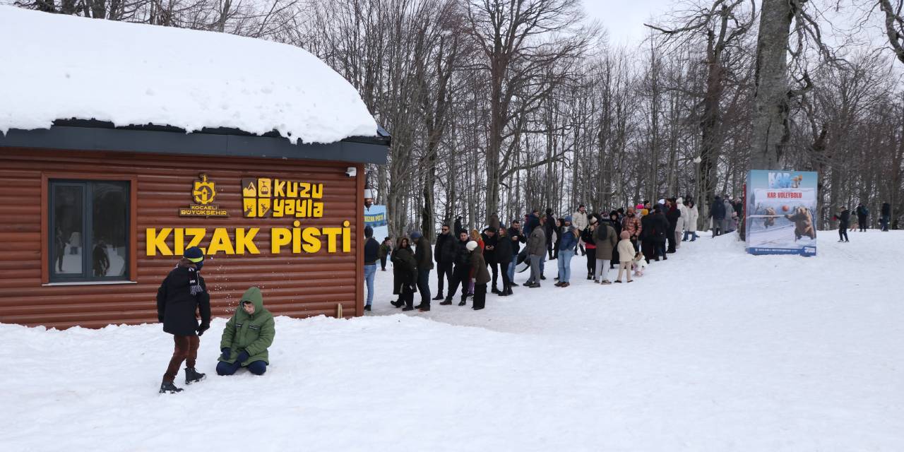Kartepe hafta sonu doldu taştı