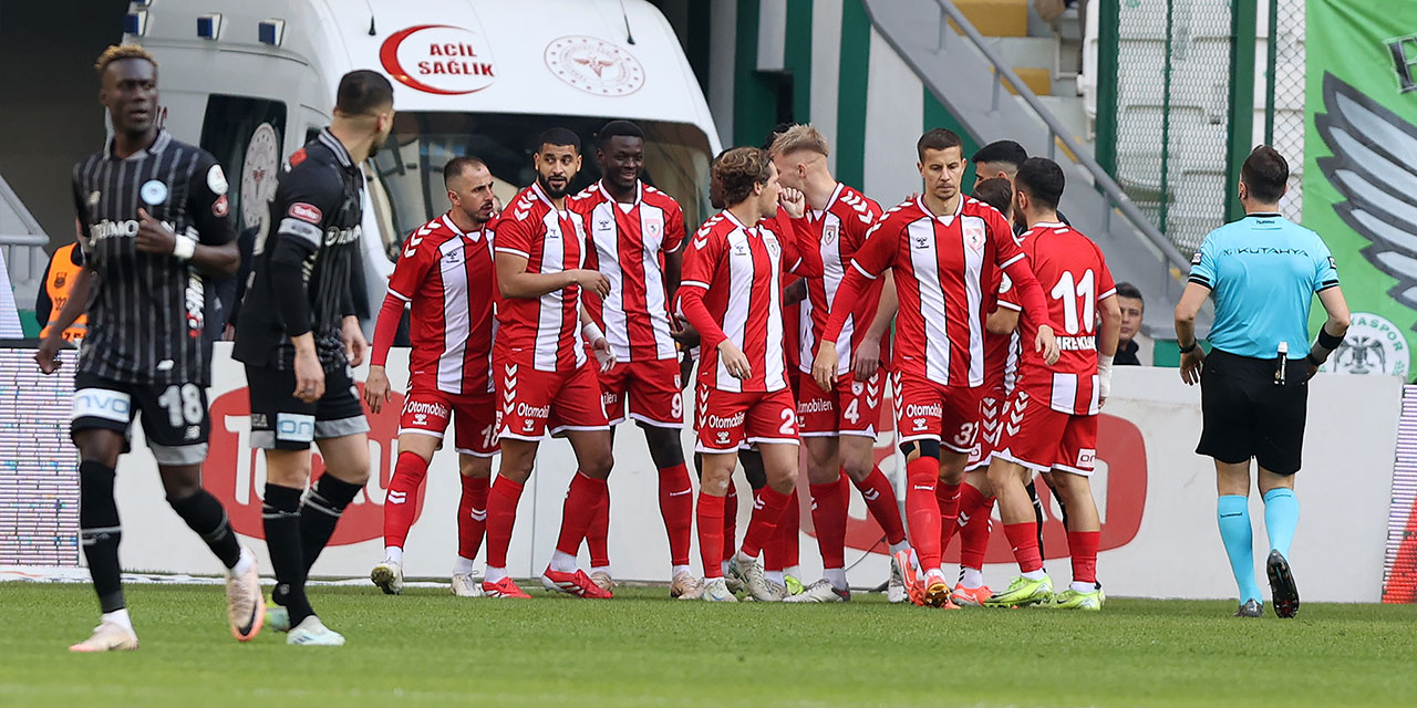 Samsunspor fırtınası Konyaspor'u da yıktı