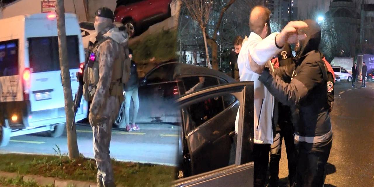 İstanbul'da polis uygulaması: Emniyet Müdürü de katıldı