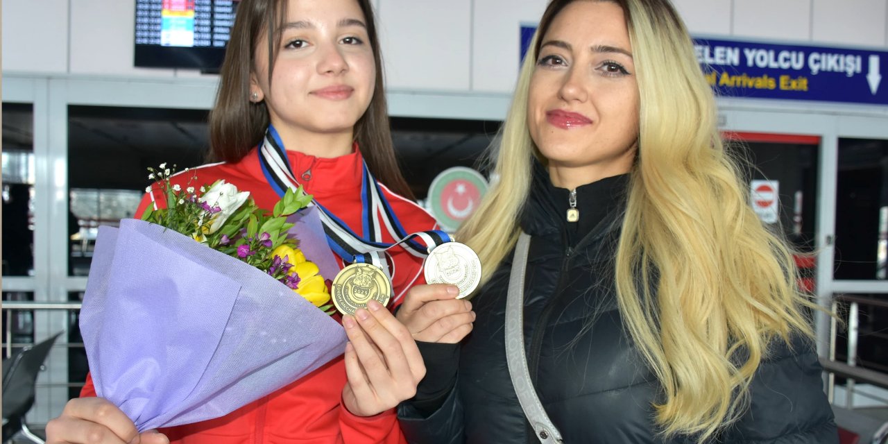 Helal olsun Rana Gözübüyük: Erzurum'da törenle karşılandı
