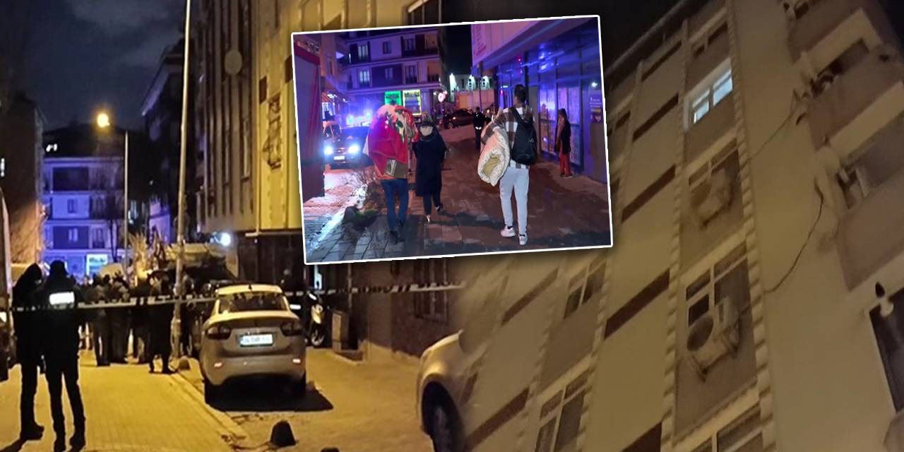 Küçükçekmece'de ürkütücü sesler üzerine 7 katlı bina boşaltıldı