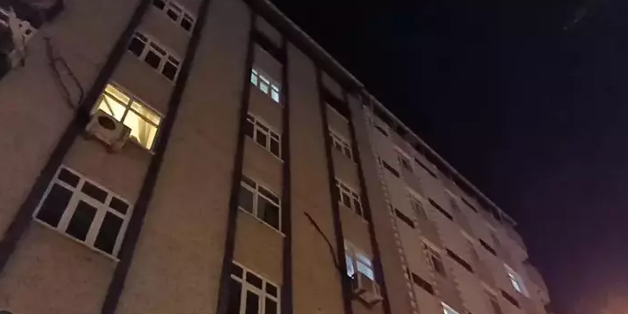 Küçükçekmece'de 7 katlı bina tahliye edildi