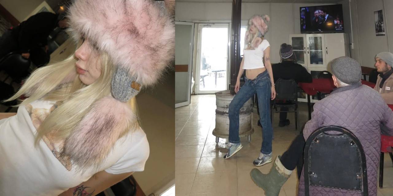 Aleyna Tilki içeri girdi: Kahvedekiler şok oldu