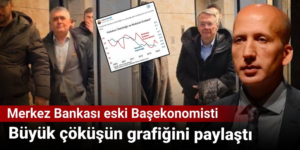 Merkez Bankası eski başekonomisti büyük çöküşün grafiğini paylaştı