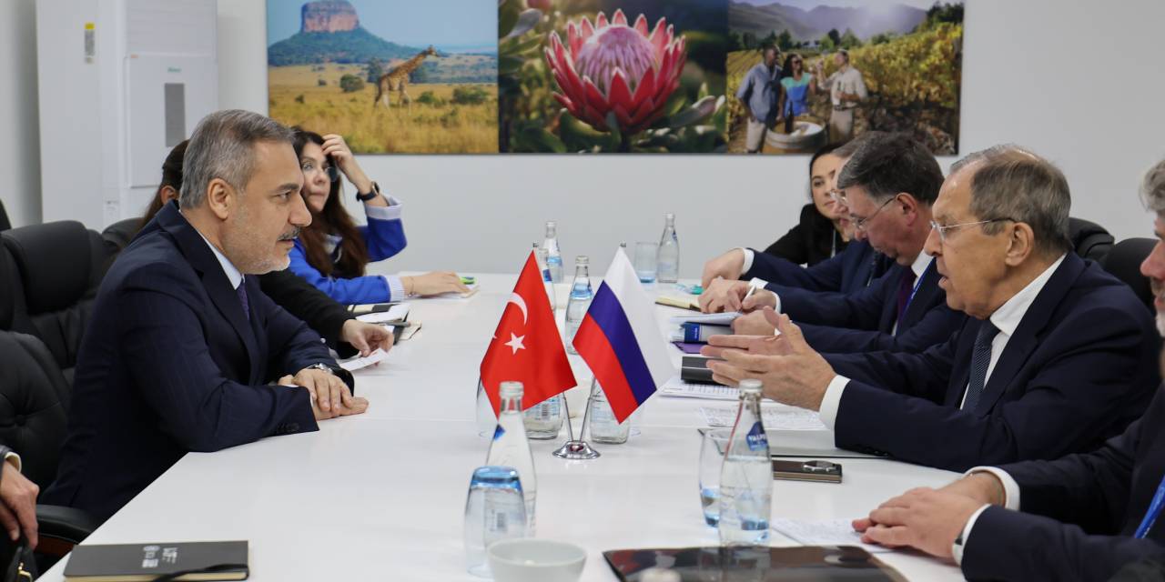 Dışişleri Bakanı Hakan Fidan Rus mevkidaşı Lavrov ile görüştü