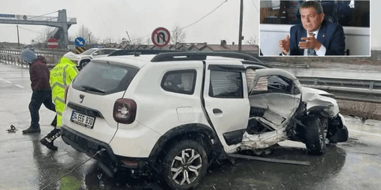 CHP Milletvekili, trafik kazasından sonra hastaneden taburcu edildi.