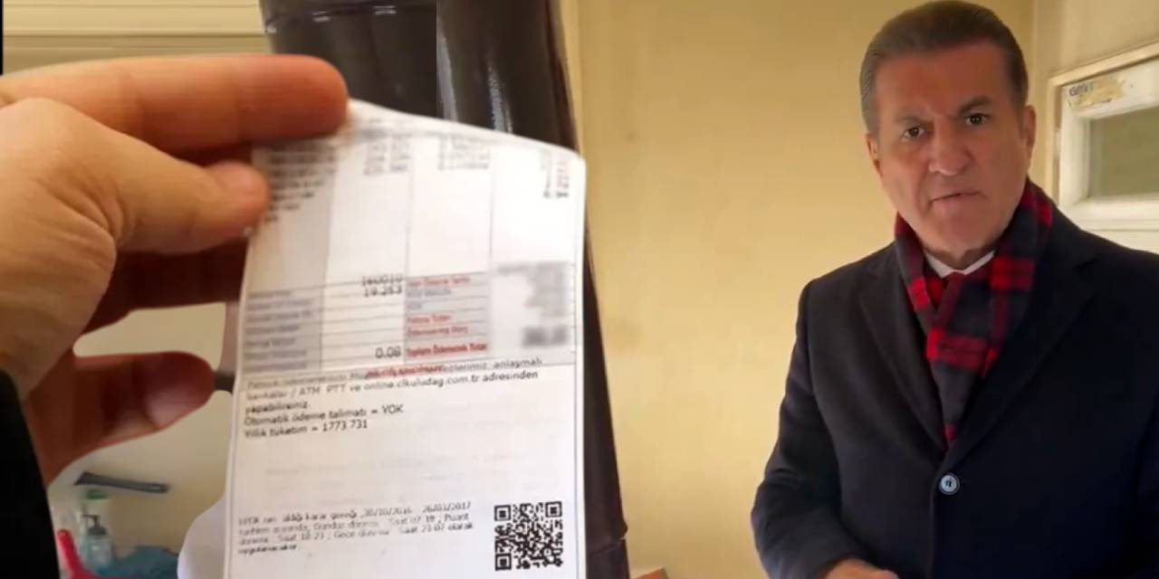 Mustafa Sarıgül evine gelen faturayı gösterdi: Fabrika mı burası?!