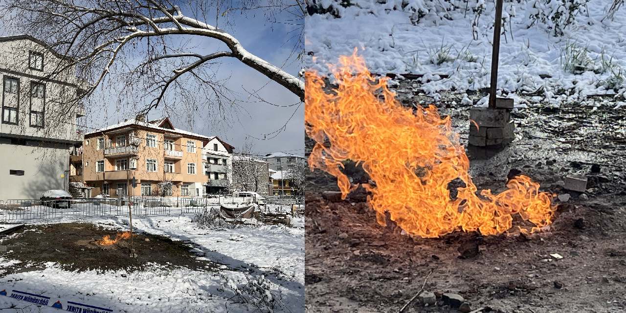 Gizemli gaz 5 gündür yanıyor! Kimse nedenini çözemedi