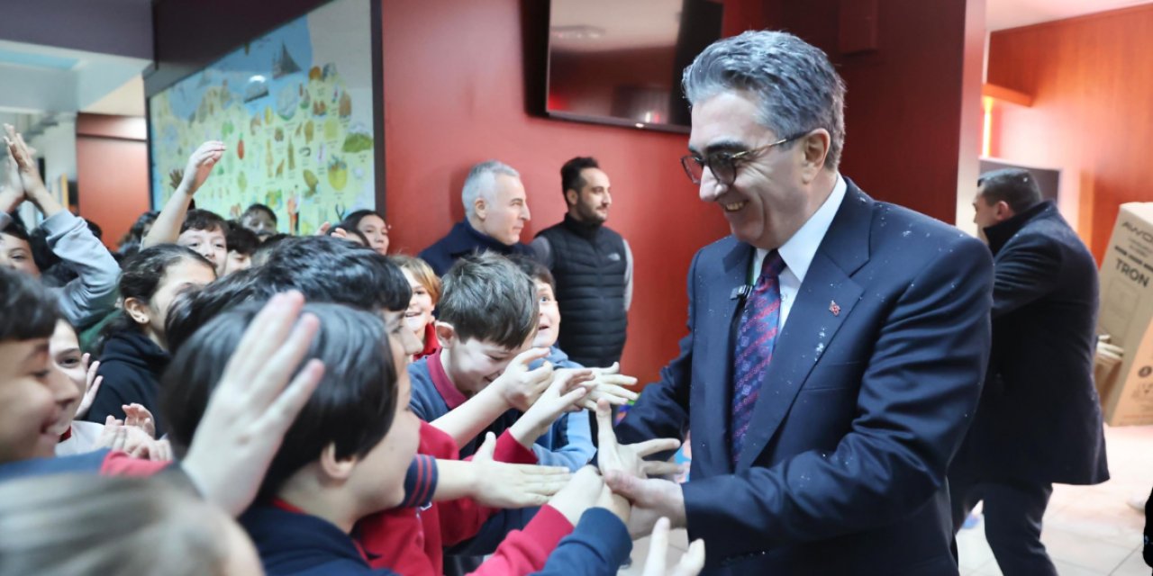 Öğrencilere ücretsiz doğal kaynak suyu