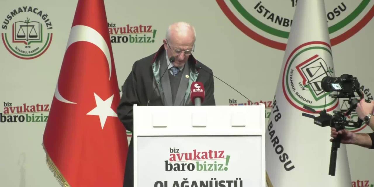 İstanbul Barosu Genel Kurulu'ndan: Hukuk ve iktisat kirletildi