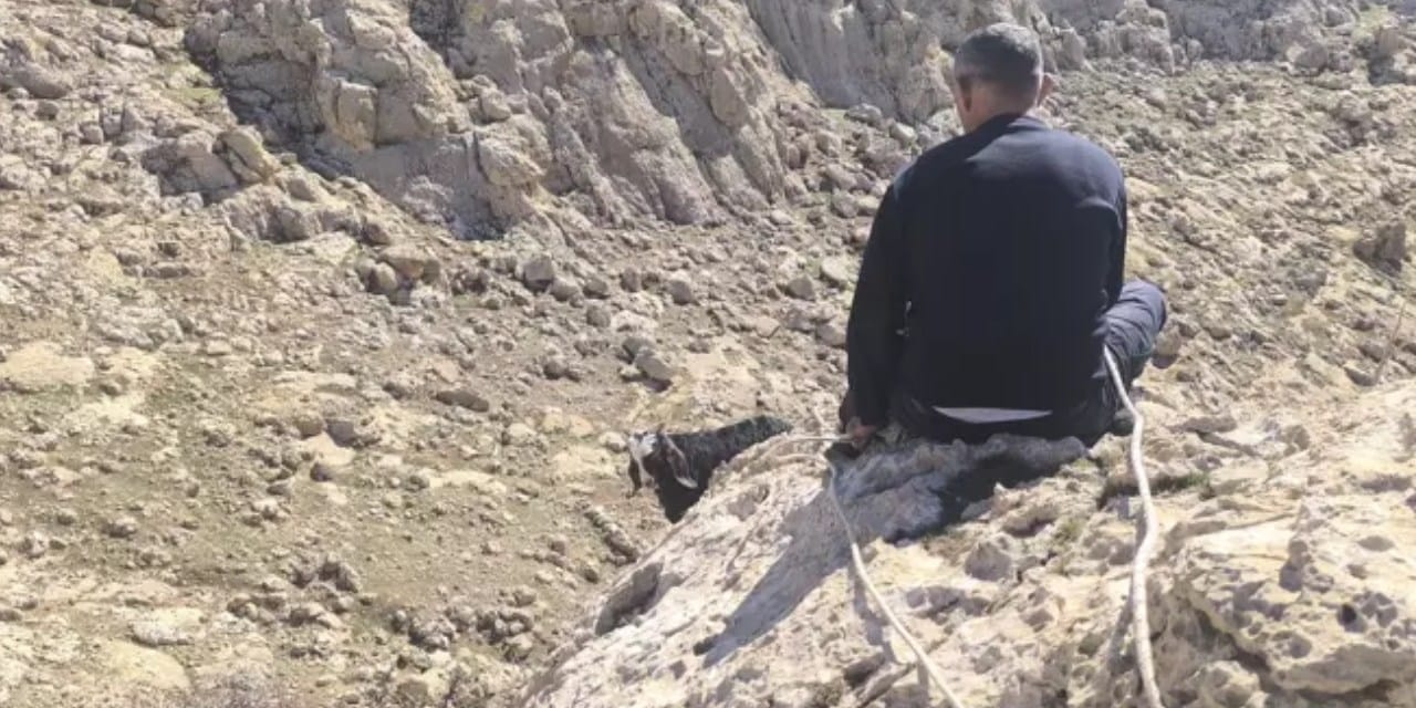 Mardin'de itfaiye ekiplerinden büyük kahramanlık! Sarp yamaçta ölümle burun buruna geldiler