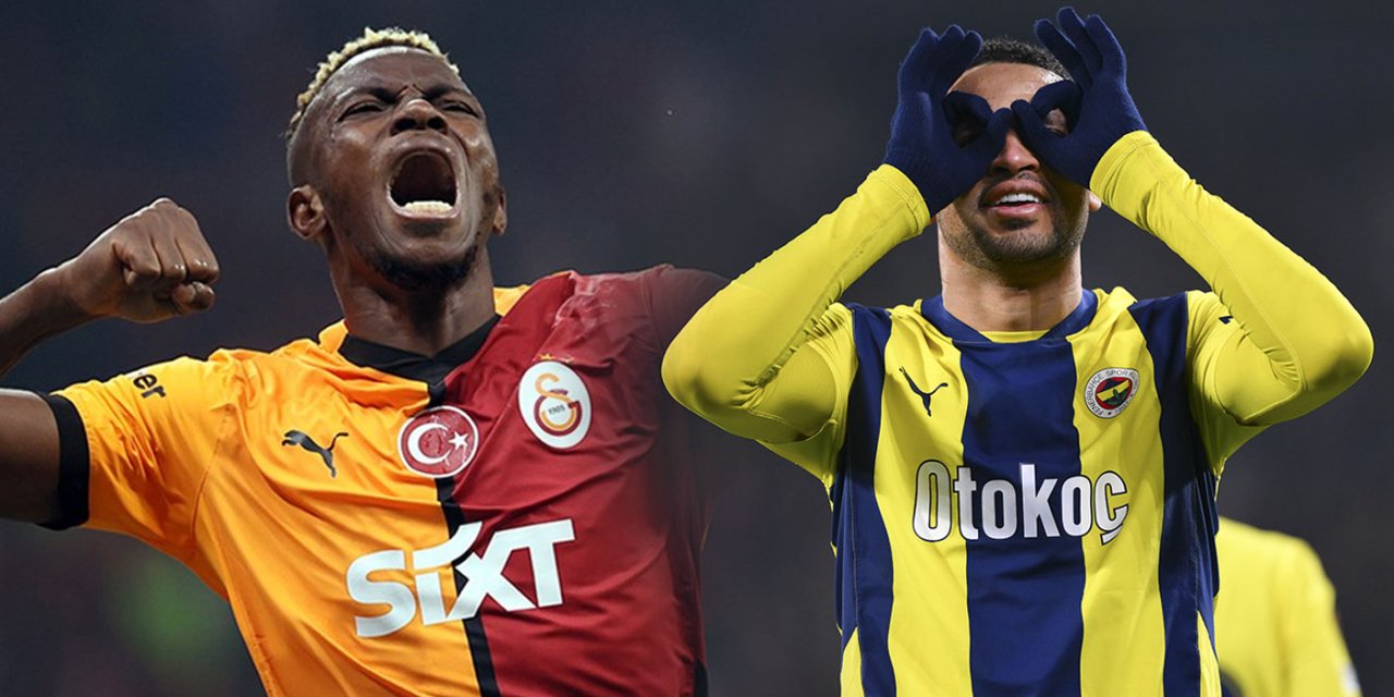 Galatasaray Fenerbahçe derbisinin ilk 11'leri belli oldu