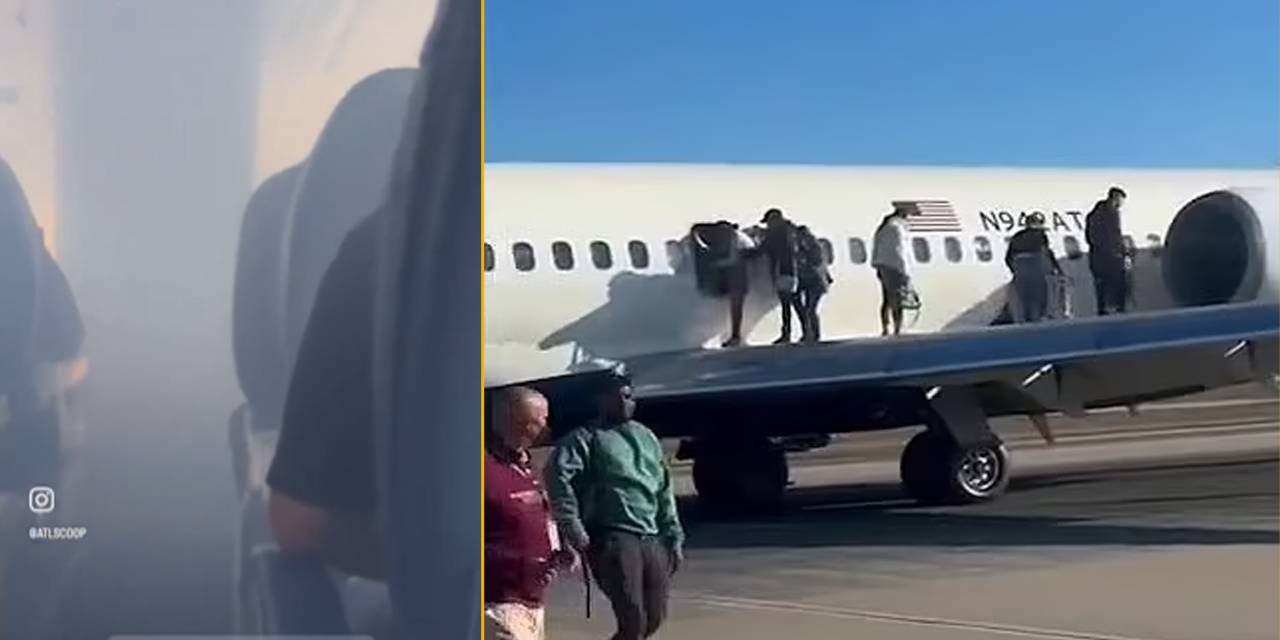 Yeni kalkış yapan uçakta korku dolu anlar: Yolcular tahliye edildi