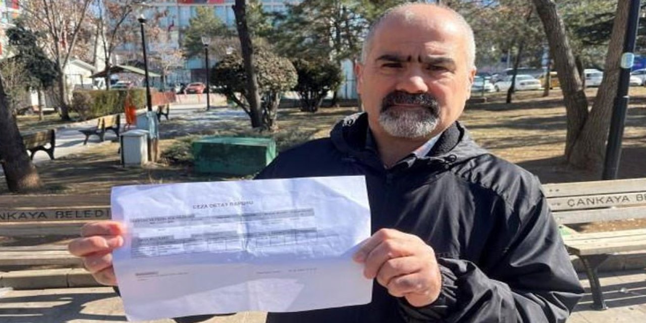 Hiç gitmediği Şanlıurfa'da trafik cezası yedi