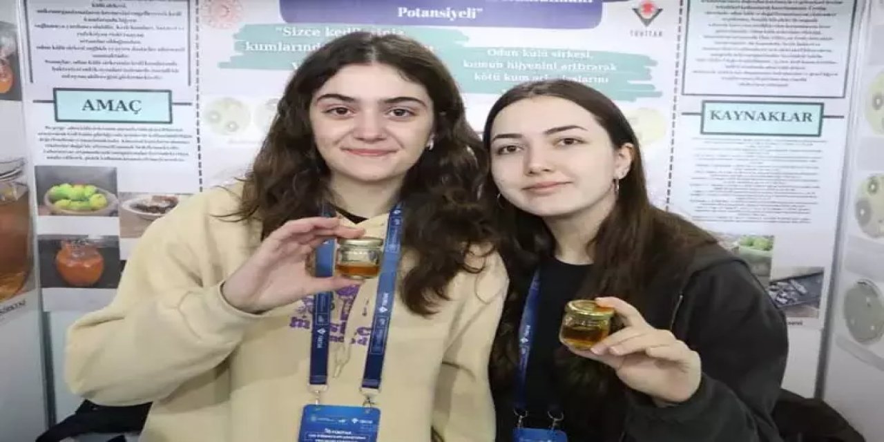 Lise öğrencilerinden çevre dostu iksir!