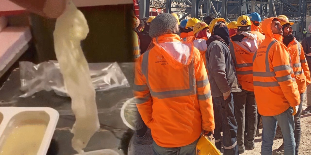 Akkuyu'da emekçilere insanlık dışı muamele! Yoğurttan kullanılmış prezervatif çıktı