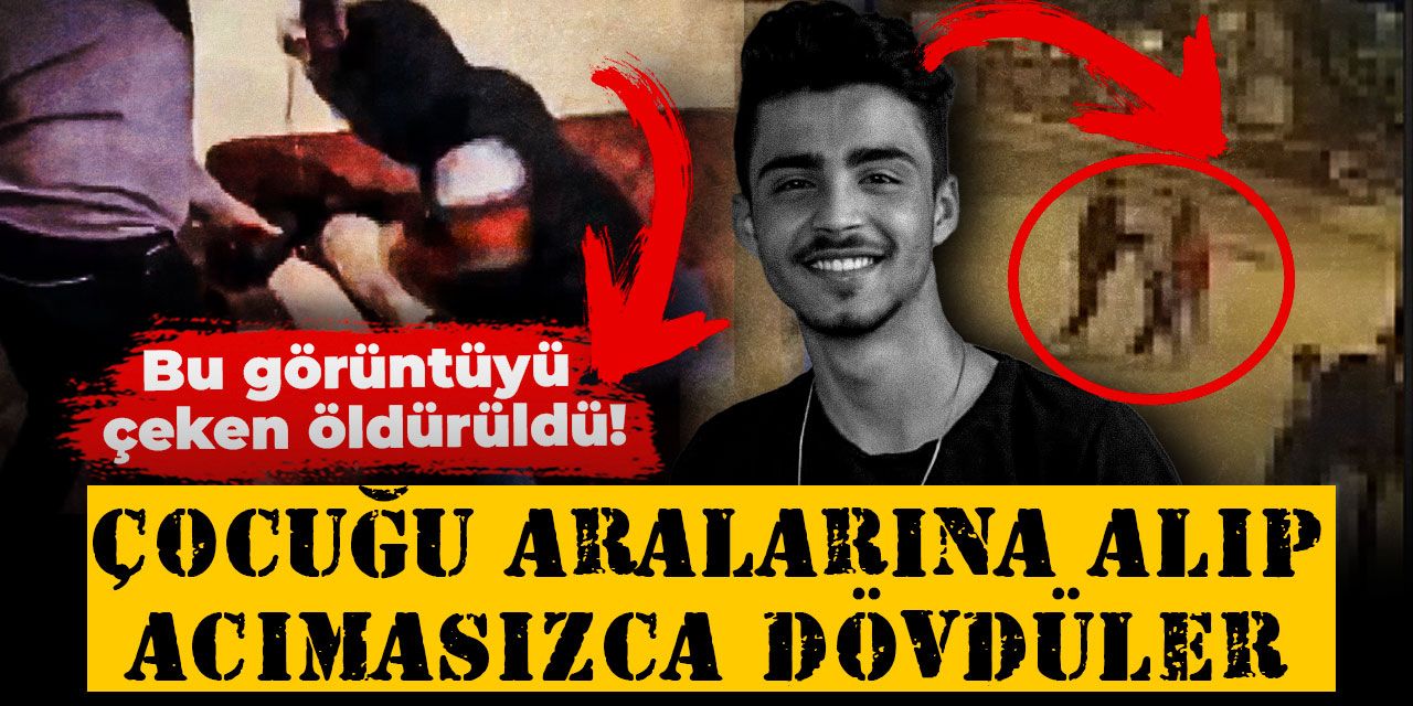 Bu görüntüyü çeken öldürüldü! Çocuğu aralarına alıp acımasızca dövdüler