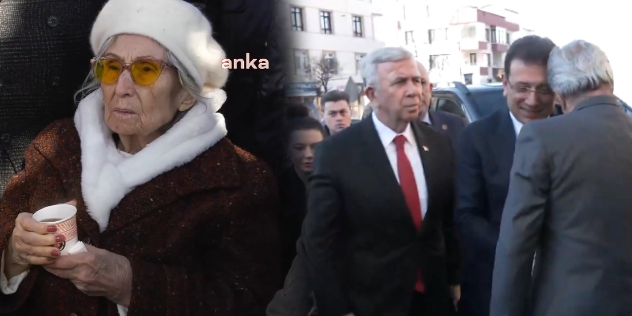 İmamoğlu ve Yavaş'tan Ümit Özdağ'ın annesi Gönül Özdağ'a ziyaret
