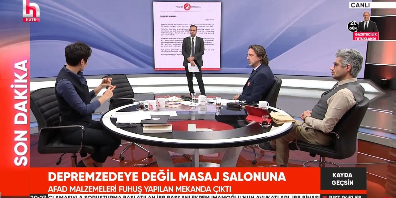 Ağırel AFAD malzemelerinin fuhuş merkezinde yer aldığı skandalı anlattı