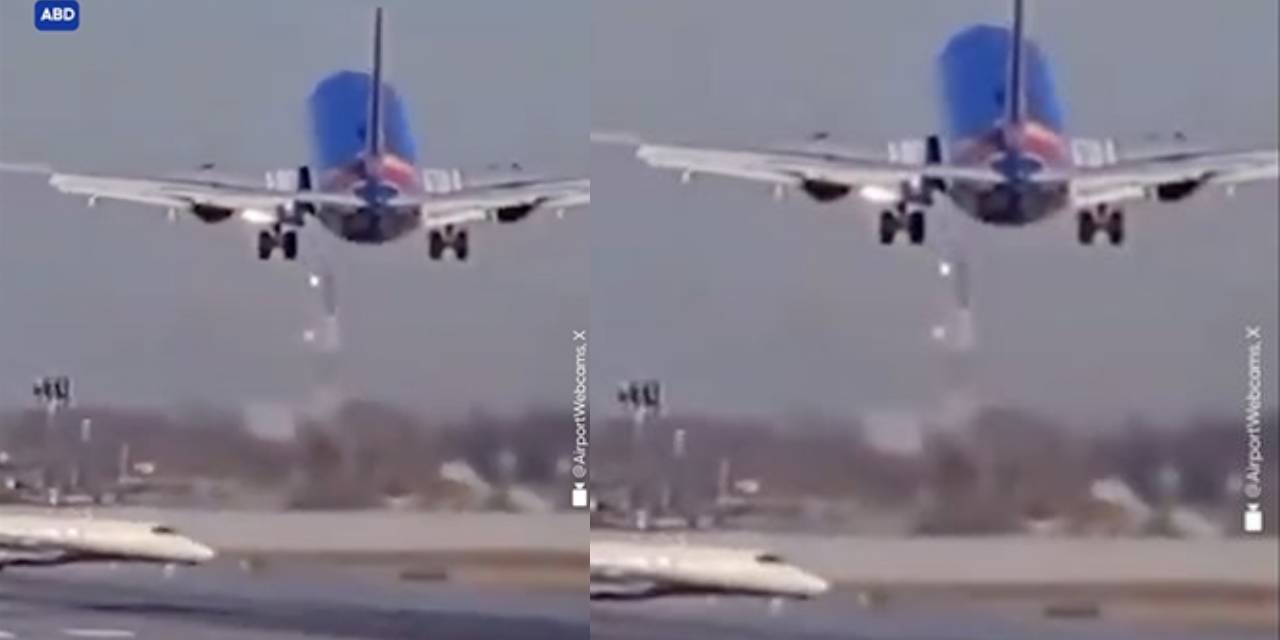 Felaketten dönüldü: Yolcu uçağıyla özel jet burun buruna geldi