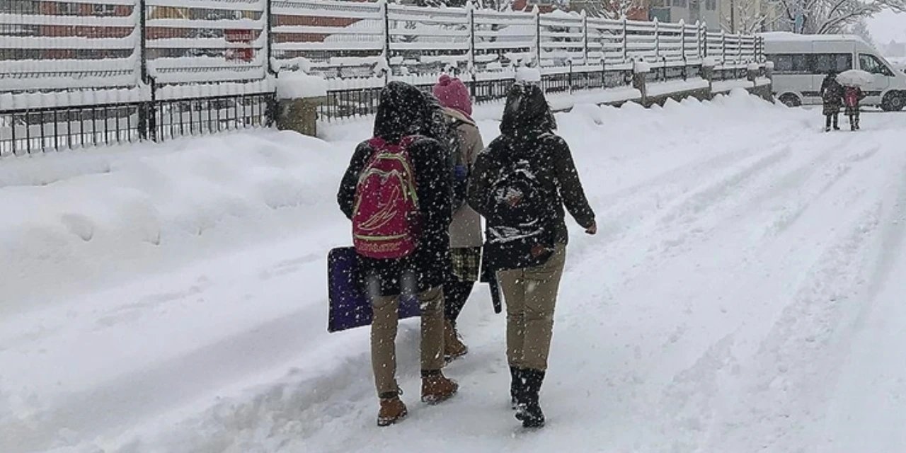 Ardahan'da 4 ilçede eğitime kar engeli