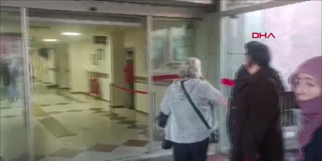 Devlet hastanesinde çıkan yangın korkuttu