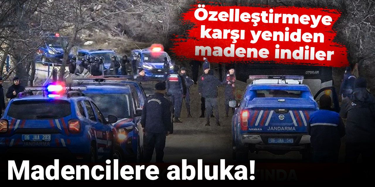 Son dakika | Madencilere abluka