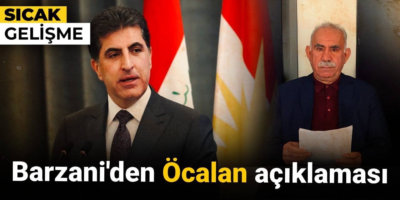 SON DAKİKA... Barzani'den Öcalan açıklaması