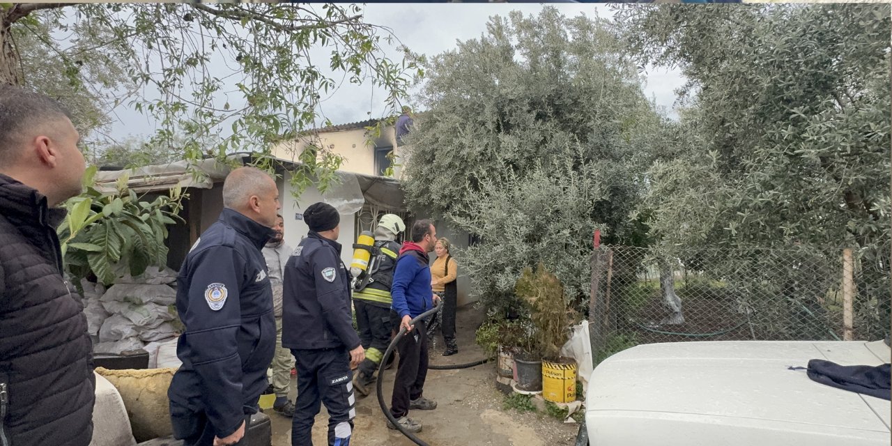 Fethiye'de evi yanan 1 kişi öldü