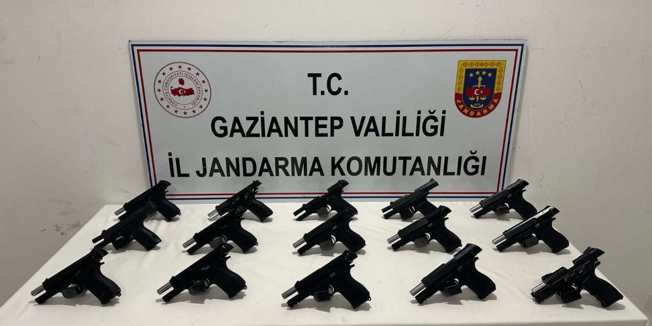 Gaziantep'te silah operasyonu: 3 zanlı tutuklandı