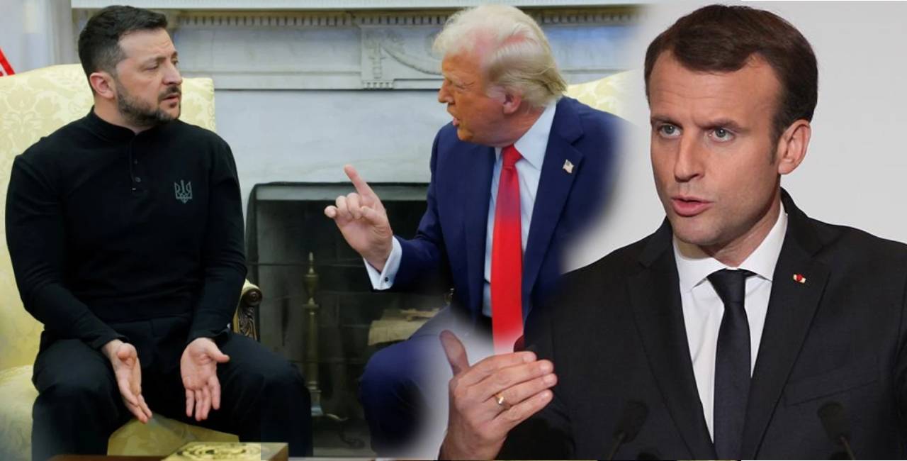 Macron'dan Trump ve Zelenski açıklaması