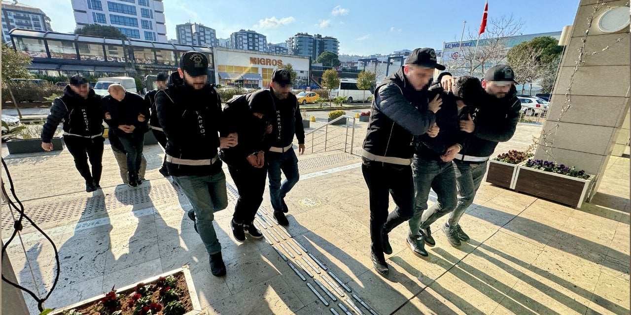 Trabzon'da uyuşturucu operasyonu: Yakalandılar