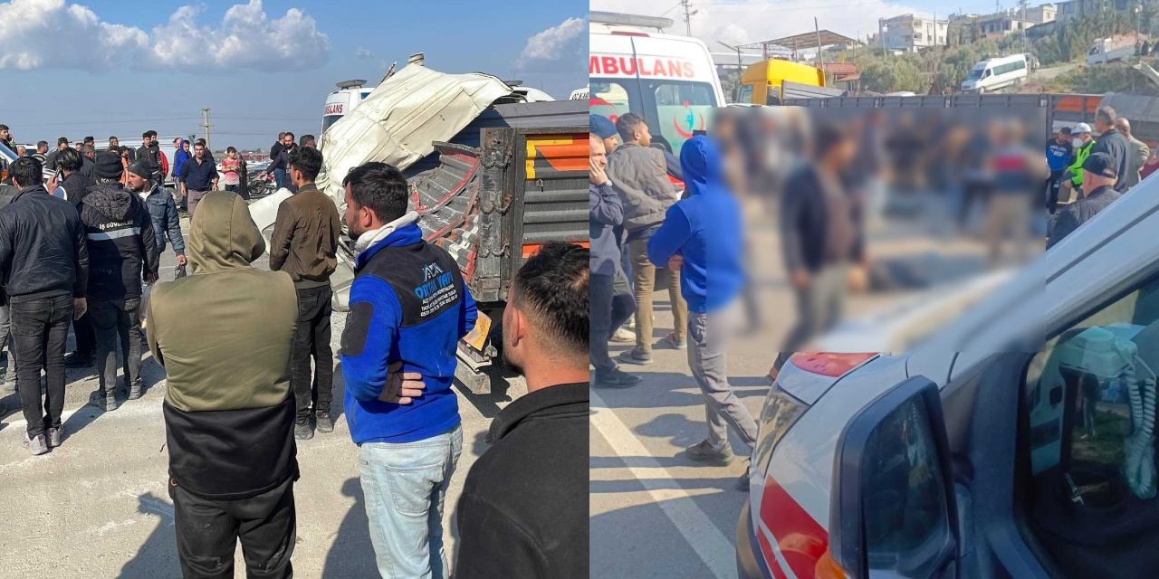 TIR'la işçi servisi çarpıştı! 6 kişi öldü