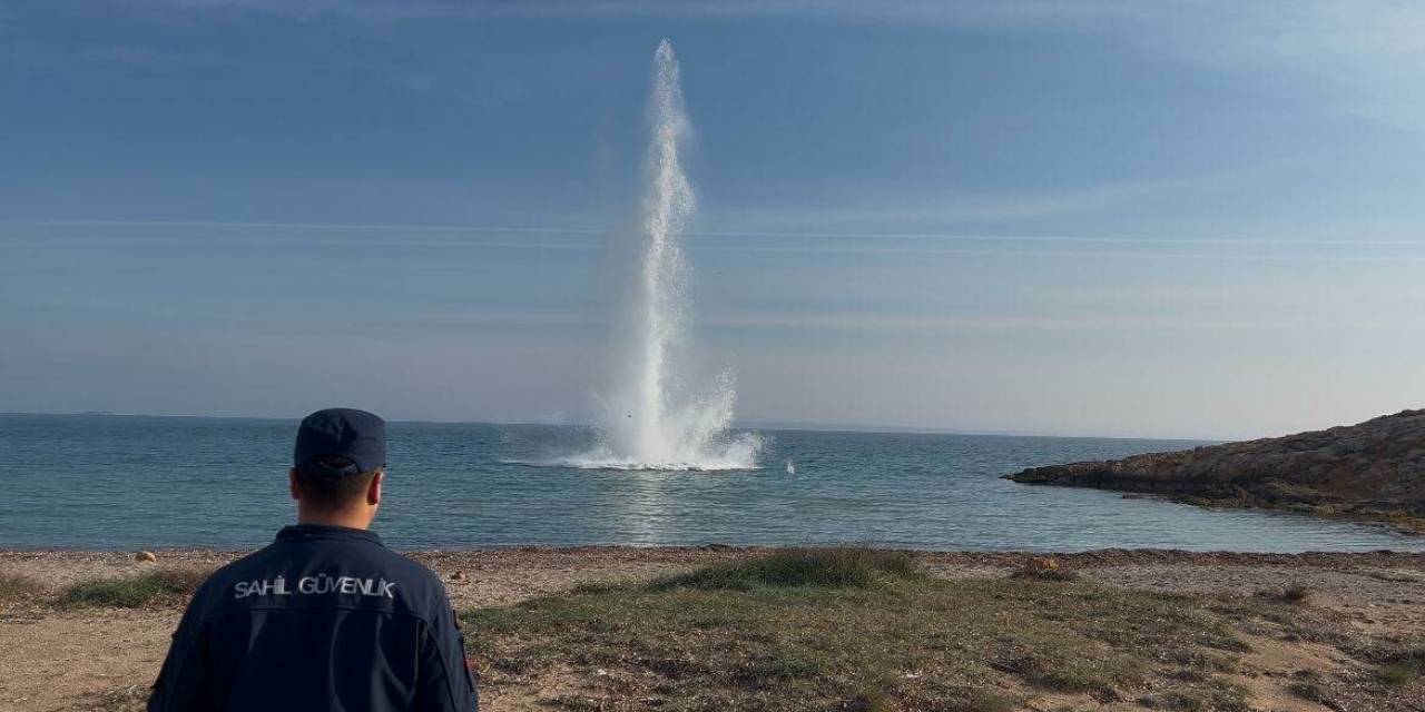 200 kilogram patlayıcı içeren mayın imha edildi