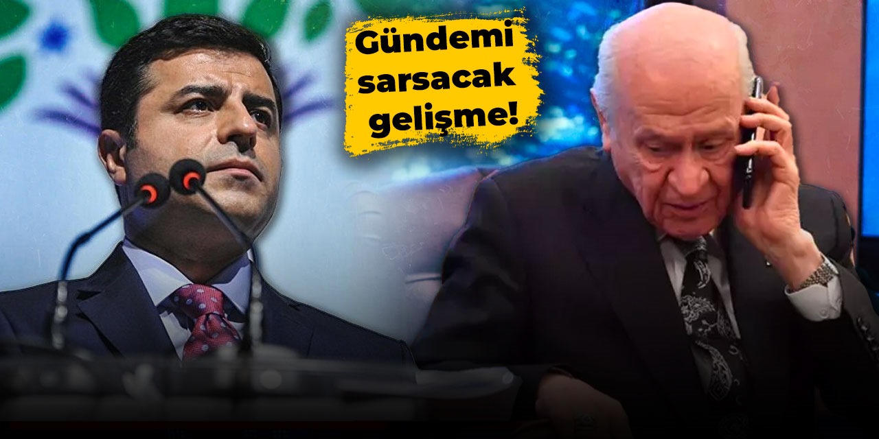 MHP Lideri Bahçeli, Selahattin Demirtaş'ı telefonla aradı