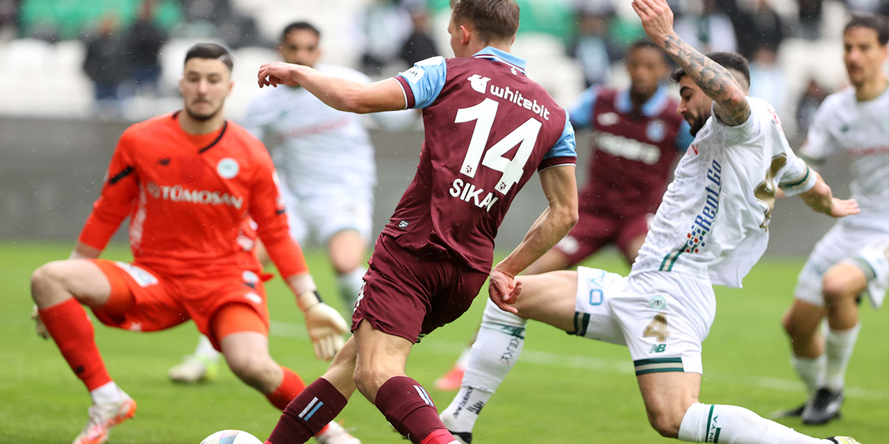 Trabzonspor2 dakika daha dayanamadı