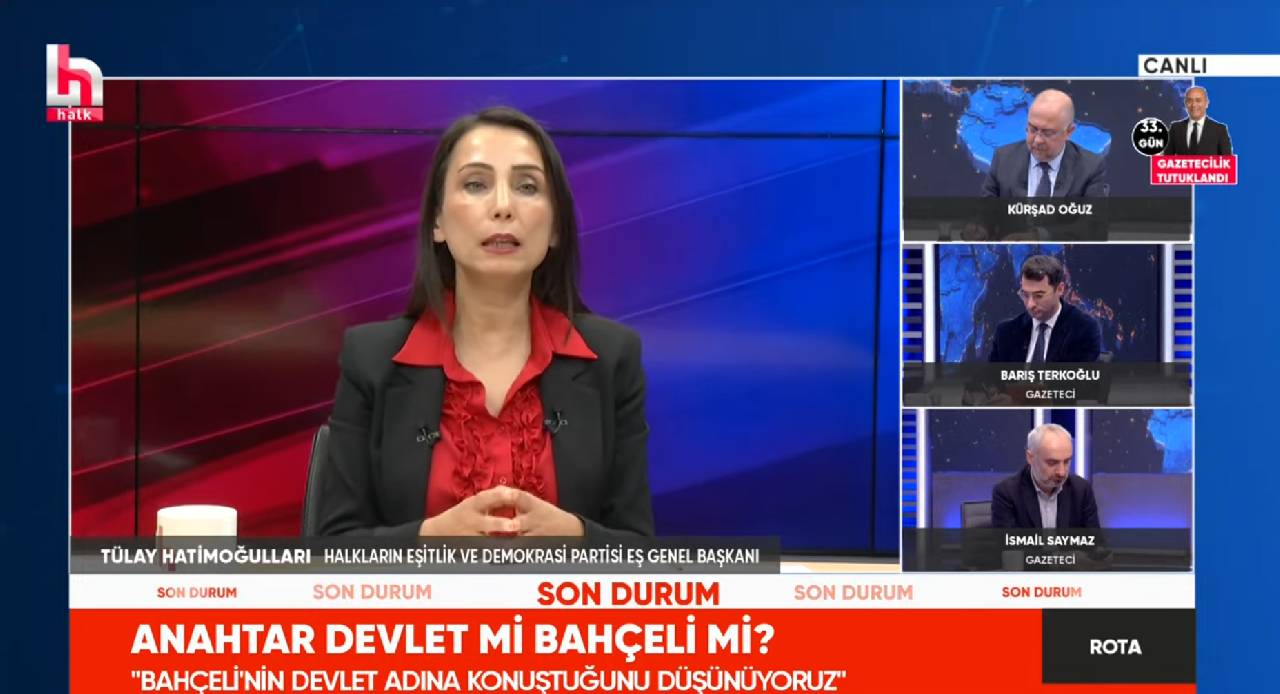 DEM Parti Eş Genel Başkanı Hatimoğulları: Devlet Bahçeli  devlet adına konuşmuştur