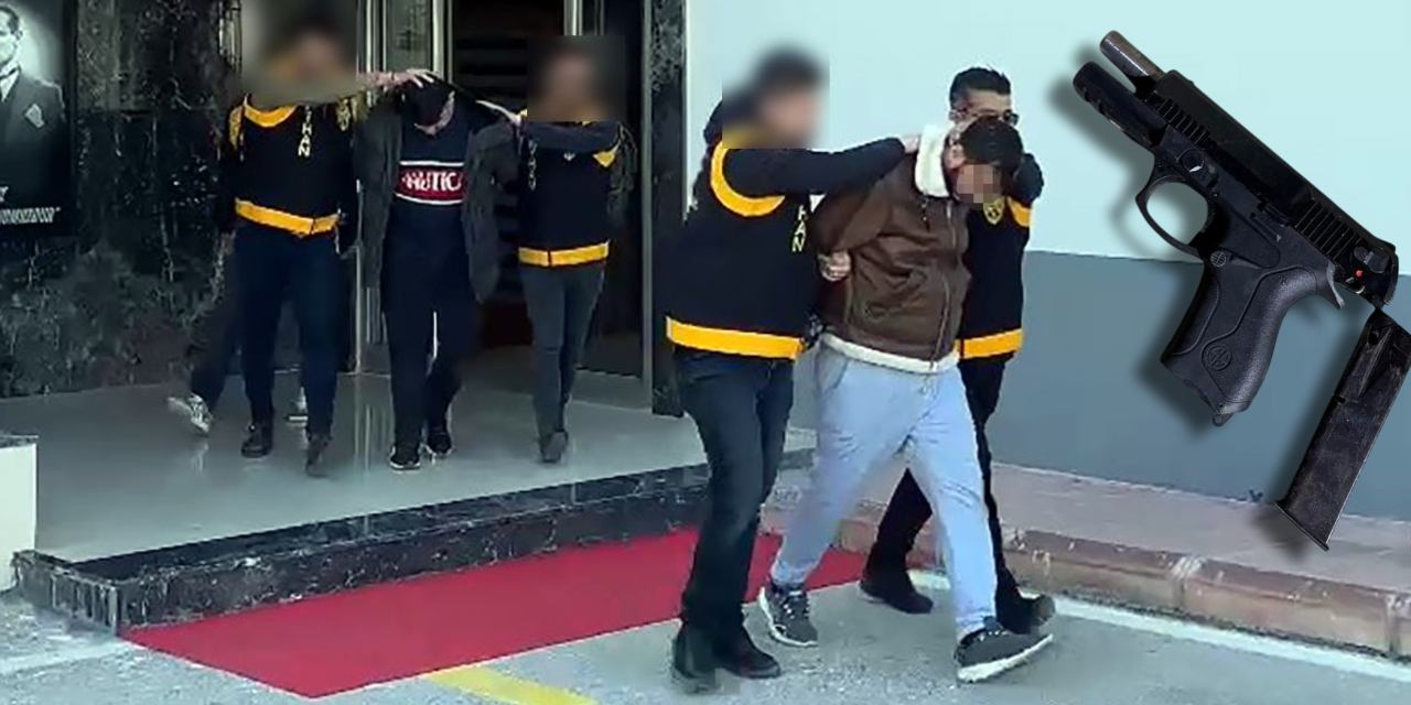 İki çocuk ellerine tabanca alıp 2 milyon lira haraç kesmeye çalıştı